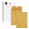 Envelopes & Mailers | Quality Park QUA37763 Clasp Envelope, #1 3/4, Square Flap, Clasp/gummed Closure, 6.5 X 9.5, Brown Kraft, 100/box image number 0