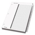 Just Launched | Cardinal 60113CB 31 Tab 1 - 31 Letter Traditional Onestep Index System - White (31/Set) image number 1