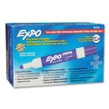 Washable Markers | EXPO 80008A Low-Odor Broad Chisel Tip Dry-Erase Marker - Purple (1-Dozen) image number 3