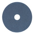 Just Launched | Boardwalk BWK4016BLU 16 in. Diameter Scrubbing Floor Pads - Blue (5/Carton) image number 0