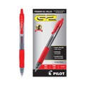 Pens | Pilot 31022 G2 Premium Fine 0.7 millimeter Retractable Gel Pen - Red Ink/Smoke/Red Barrel (1-Dozen) image number 0