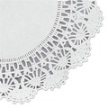 Drink Coasters | Hoffmaster 500236 8 in. Round Cambridge Lace Doilies - White (1000/Carton) image number 2