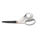 Arts & Crafts Supplies | Fiskars 1069764 Premier SoftGrip Nonstick Scissors 9.75-in Long 8-in Cut Length Offset White Handle image number 0