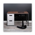 Office Filing Cabinets & Shelves | Alera ALEPAFFLG 14.96 in. x 19.29 in. x 27.75 in. 2 Legal/Letter-Size File Drawers Left or Right File Pedestal - Light Gray image number 9