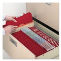 File Folders | Smead 14003 2 in. Expansion Top Tab Classification Folders with 6 SafeSHIELD Fasteners - Letter Size/Red Exterior (10/Box) image number 5