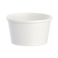 Food Trays, Containers, and Lids | SOLO HS4085-2050 8 oz. Flexstyle Double Poly Paper Containers - White (500/Carton) image number 1