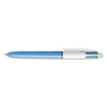 Pens | BIC MM11 AST 4-Color Medium 1 millimeter Retractable Ballpoint Pen - Multicolor Ink/Blue/White Barrel image number 0