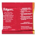 Coffee | Folgers 2550006125 0.9 oz. Classic Roast Coffee Fractional Packs (36/Carton) image number 2