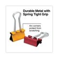 Binding Spines & Combs | Universal UNV31028 Binder Clips with Storage Tub - Small, Assorted (40/Pack) image number 3