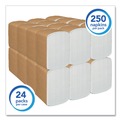 Paper Towels and Napkins | Scott 98740 13 in. x 12 in. 1-Ply Full-Fold Dispenser Napkins - White (6000/Carton) image number 2