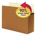 File Folders | Smead 73240 5.25 in. Expansion SuperTab Pockets - Letter Size/Redrope (10/Box) image number 1