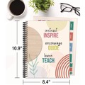 Notebooks & Pads | Carson-Dellosa 105051 11 in. x 8.5 in. 2-Page Spread True to You Theme Weekly/Monthly Teacher Planners - Multicolor Cover image number 1
