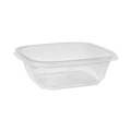 Bowls and Plates | Pactiv Corp. SAC0732 EarthChoice 32 oz. 7 in. x 7 in. x 2 in. Square Recycled Plastic Bowl - Clear (300/Carton) image number 0