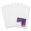 Sheet Protectors | Avery 72269 Corner Lock 9.5 in. x 11.75 in. Three-Hole Punched Plastic Sleeves - Clear (4/Pack) image number 1