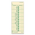 Recordkeeping & Forms | TOPS 1256 3.5 x 9 One Side Time Clock Cards Replacement for 10-800292 (500/Box) image number 2
