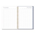 Notebooks & Pads | AT-A-GLANCE LB40200 8.5 in. x 5.5 in. 13-Month (Jan-Jan 2026) Weekly/Monthly Calista Floral Planners - Blue/Purple/Green Cover image number 7