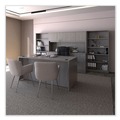 Office Filing Cabinets & Shelves | Alera ALEVA532822GY Valencia Series 15.63 in. x 20.5 in. x 28.5 in. Legal/Letter 3-Drawer Full Pedestal File - Gray image number 9
