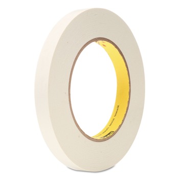 TAPES | Scotch 256 3 in. Core 0.5 in. x 60 Yards Printable Flatback Paper Tape - White (1 Roll)