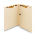 File Folders | Smead 34116 0.75 in. Expansion Reinforced End Tab 2-Fastener Folders - Letter Size/Manila (50/Box) image number 0
