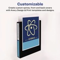Binders | Avery 79806 3 Locking One Touch EZD Rings 5 in. Capacity 11 in. x 8.5 in. Heavy-Duty View Binder with DuraHinge - Navy Blue image number 6