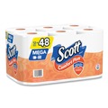 Toilet Paper | Scott 54245 ComfortPlus 1-Ply Septic Safe Mega Roll Toilet Paper - White (24/Carton) image number 2