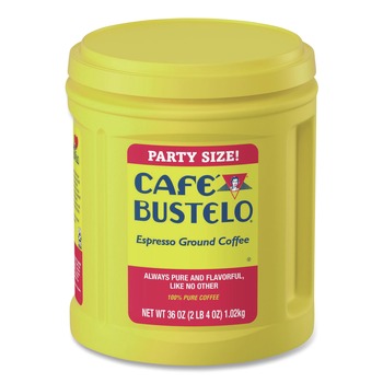 PRODUCTS | Cafe Bustelo 7447100055 36 oz. Canister Espresso Ground Coffee