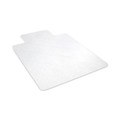 Office Chair Mats | Deflecto CM2E432F EconoMat 46 in. x 60 in. Lipped Flat Packed All Day Use Chair Mat for Hard Floors - Clear image number 0