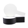 White Boards | Flipside 10036 9 in. x 5 in. Dry Erase Paddle - White Surface (12/Pack) image number 3