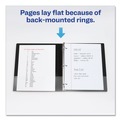 Binders | Avery 68037 11 in. x 8.5 in. 3 in. Capacity 3 Rings Framed View Heavy-Duty Binders - Black image number 6