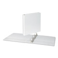 Binders | Universal UNV20744 1-1/2 in. Capacity 11 in. x 8-1/2 in. 3 Slant Ring View Binder - White image number 2