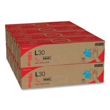  | WypAll 5800 L30 POP-UP Box 16.4 in. x 9.8 in. Towels - White (100/Box, 8 Boxes/Carton)