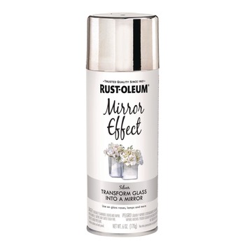 PAINTING | Rust-Oleum 301494 Specialty Mirror Effect Spray Paint, High Gloss Mirror, 6 oz Aerosol Can