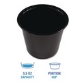 Cups and Lids | Boardwalk BWKPRTN55BL 5.5 oz. Polypropylene Souffle/Portion Cups - Black (2500/Carton) image number 4