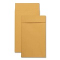 Envelopes & Mailers | Quality Park QUA93338 #15 Square Flap Redi-Strip Closure 10 in. x 15 in. Redi-Strip Kraft Expansion Envelope - Brown Kraft (25/Pack) image number 1