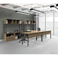 Office Desks & Workstations | Linea Italia LITUR600ASH Urban Series 47.25 in. x 23.75 in. x 29.5 in. Desk Workstation - Ash image number 8