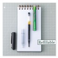Pens | Pilot 26300 0.5 mm Extra-Fine Precise V5 BeGreen Stick Roller Ball Pen - Black Ink, Black Barrel (1-Dozen) image number 3