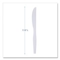 Cutlery | Boardwalk BWK KNIFEMWPS Mediumweight Polystyrene Knife - White (100/Box) image number 4