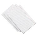 Flash Cards | Universal UNV47250 5 in. x 8 in. Index Cards - Ruled, White (100/Pack) image number 2