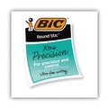 Pens | BIC GSF11 BLK Round Stic Xtra Precision Fine 0.8 mm. Stick Ballpoint Pen - Black Ink/Smoke Barrel (1-Dozen) image number 4