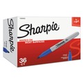 Permanent Markers | Sharpie 1920932 Fine Tip Permanent Marker Value Pack - Blue (36/Pack) image number 1