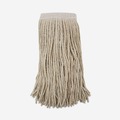  | Boardwalk BWK324C 24 oz. Premium Saddleback Head Cotton Fiber Mop Head - White (12/Carton) image number 0
