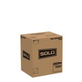Food Trays, Containers, and Lids | SOLO VS606X-02050 3.83 in. x 1.99 in. 6 oz. Double Poly Paper Food Container - White (1000/Carton) image number 1