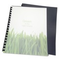 Sheet Protectors | GBC 25817 11 in. x 8.5 in. Unpunched 100 Percent Recycled Poly Binding Cover - Frost (25/Pack) image number 6