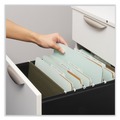 File Folders | Universal UNV10292 8-Section 3 in. Expansion 3 Dividers 8 Fasteners Pressboard Classification Folders - Letter Size, Gray Exterior (10/Box) image number 3