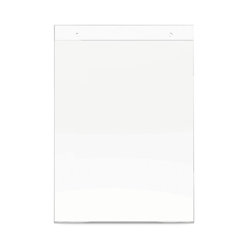 Office Presentation Supplies | Deflecto 68201 Classic Image 8.5 in. x 11 in. Portrait Wall-Mount Sign Holder - Clear image number 0