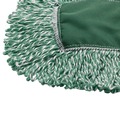 Mops | Rubbermaid Commercial FGJ85700GR00 48 in. x 5 in. Microfiber Looped-End Dust Mop Heads - Green (12/Carton) image number 3