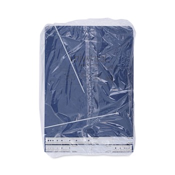Universal A7011723A 9.5 in. x 11 in. 6 in. Capacity 2 Posts Pressboard Hanging Binder - Blue