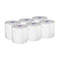 Paper Towels and Napkins | Scott 02001 8 in. x 950 ft. 1-Ply Essential High Capacity Hard Roll Towel - White (6 Rolls/Carton) image number 0