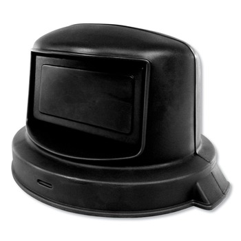 TRASH WASTE BINS | Impact 7747-3 27 in. Diameter Domed Gator Lids Domed Lid for 44 Gallon - Black