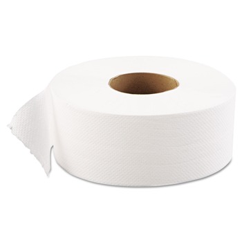 GEN G1511 3.3 in. x 1200 ft. 1-Ply JRT Septic Safe Jumbo Bath Tissue - White (12/Carton)